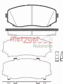 Комплект тормозных колодок METZGER 1267.02